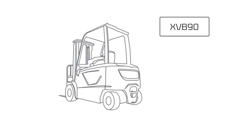 Вилочный погрузчик XCMG XVB90 Вилочный погрузчик XCMG XVB90
