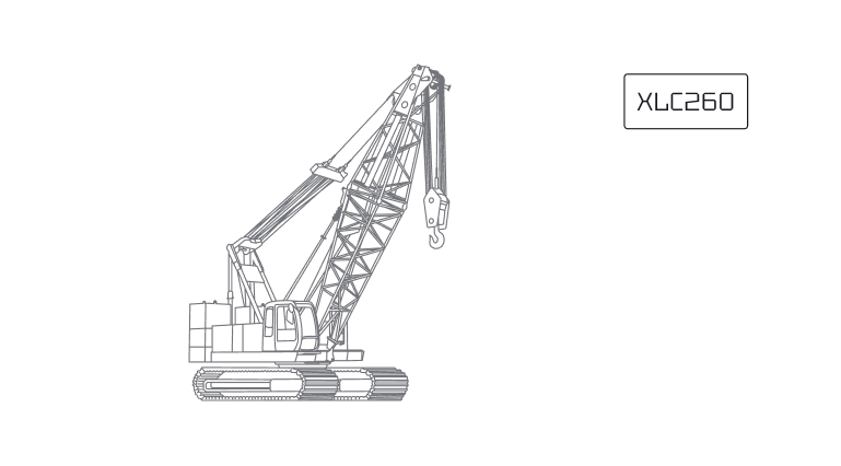 Гусеничный кран XCMG XLC220 Гусеничный кран XCMG XLC260