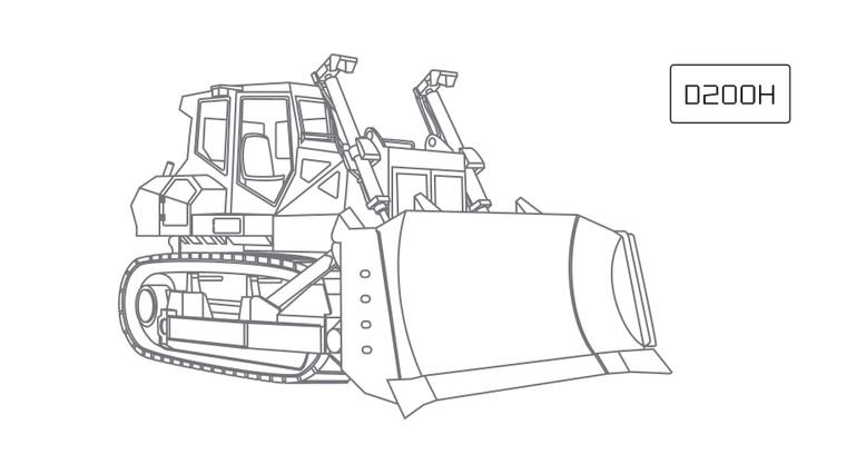 Гусеничный бульдозер XCMG D200H