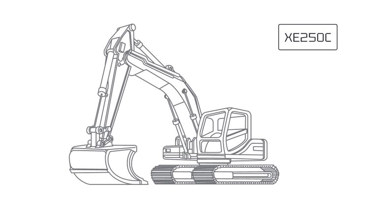 Экскаватор XCMG XE250C